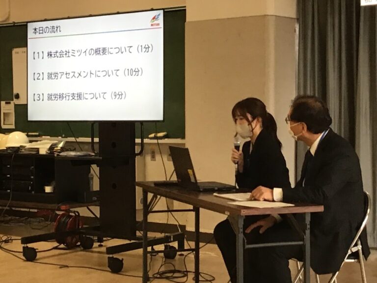 Read more about the article 令和6年度　宮城県立西多賀支援学校様　進路講演会✨