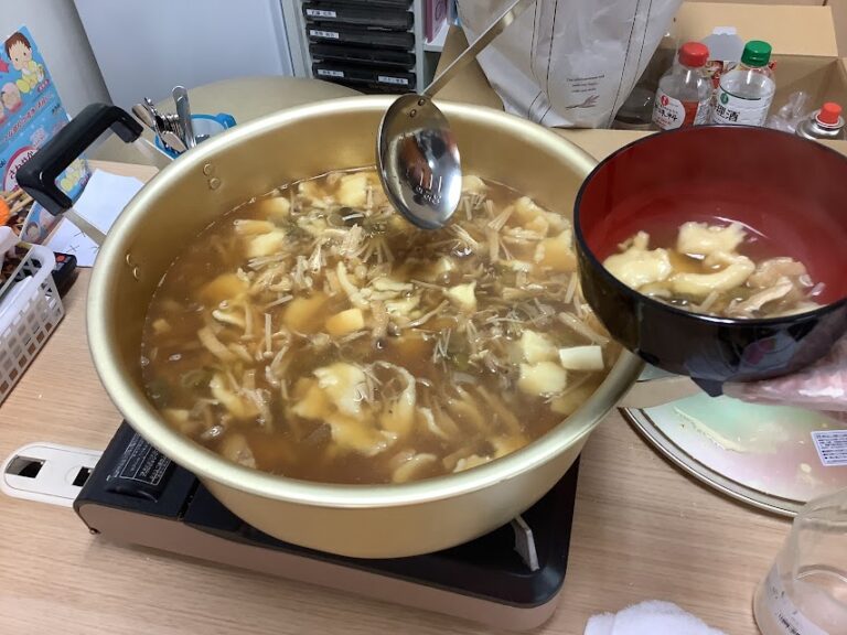 Read more about the article “はっと”汁を作りました🍲